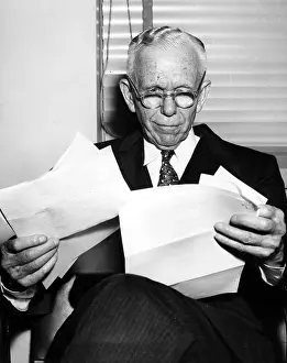 Reading Prints: General George C. Marshall (retired) in the 1950s