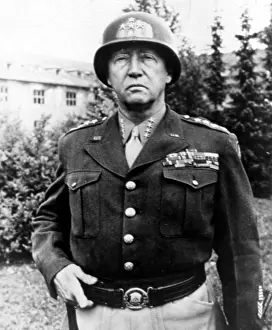 Patton Prints: GENERAL GEORGE PATTON, 1940s. Courtesy: CSU Archives / Everett Collection
