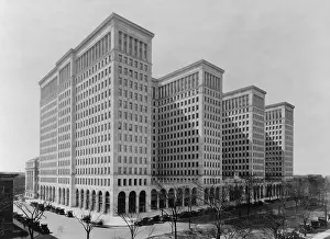 Industry Prints: General Motors Building Detroit