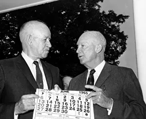 General Prints: General Omar N. Bradley with, General Dwight D