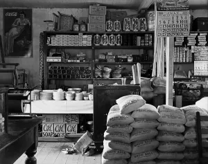 February Prints: General store interior in Moundville Alabama