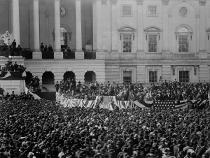 2017 Prints: General view of President William McKinley delivering his inaugural address