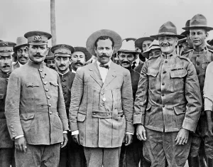 Texas Prints: Generals Alvaro Obregon, John Pershing