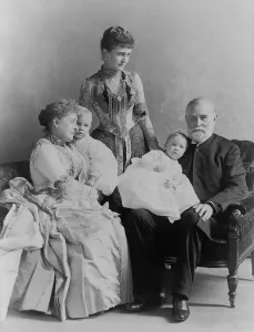 Lcgr1216 Prints: Four generations of the Benjamin Harrison family in the White House