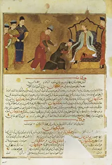 Courtesy Prints: GENGIS KHAN (1162-1227). Emperor founder of the first Mongol Empire in 1206