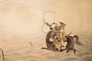 Seaside Prints: GenPei War Episodes (18th c.). Work of the Tosa school