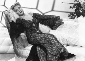 Lace Dress Prints: A GENTLEMAN AFTER DARK, Miriam Hopkins, 1942