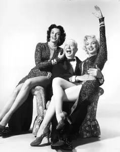 Sitting On Lap Prints: GENTLEMEN PREFER BLONDES, from left: Jane Russell