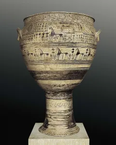 Athenai Prints: Geometric amphora from the Dipylon
