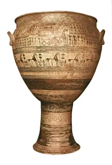 Athenai Prints: Geometric amphora from the Dipylon
