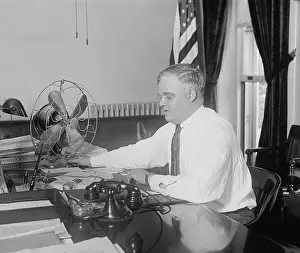 Papers Prints: George Akerson, was the first Presidential Press Secretary on July 11