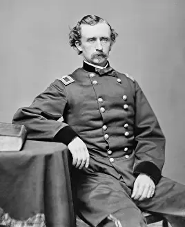 Us Army Prints: George Armstrong Custer, in a Brady Studio portrait