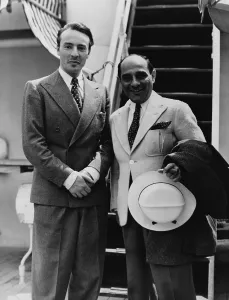 Choreographer Prints: George Balanchine (1907-1983), and Lorenz Hart (1895-1943) aboard the Grace cruise ship Santa Paula