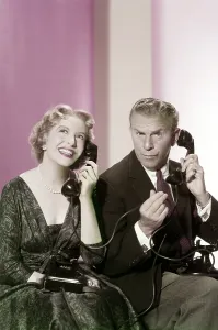 Burns Prints: THE GEORGE BURNS AND GRACIE ALLEN SHOW, from left: Gracie Allen, George Burns, 1950-1958