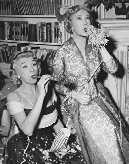 THE GEORGE BURNS AND GRACIE ALLEN SHOW, from left: Bea Benaderet, Gracie Allen, 1950-1958