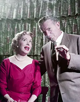 THE GEORGE BURNS AND GRACIE ALLEN SHOW, from left: Gracie Allen, George Burns, 1950-1958