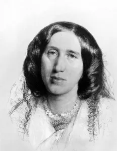 Eliot Prints: GEORGE ELIOT, 1864.. Courtesy: CSU Archives / Everett Collection