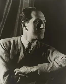 Three Quarter Prints: George Gershwin, American composer, portrait by Carl Van Vechten, March 28, 1937