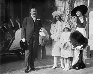 Wedding Prints: George Jay Gould and family at his sisters wedding in Jan