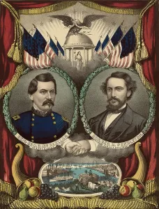 Candidate Prints: George McClellan (1826-1885), the Democratic candidate for president in 1864