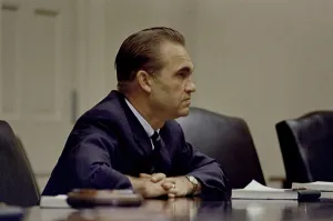 Conservatives Prints: George Wallace, the segregationist former Governor of Alabama in a White House meeting during his third party