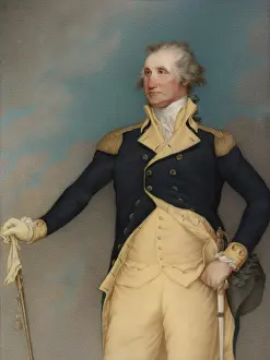Soldier Prints: George Washington, 1st President of the United States, held office from 1789 to 1797