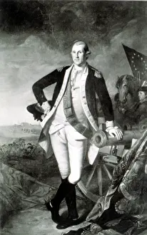 Boots Prints: George Washington at the Battle of Princeton by Charles Willson Peale
