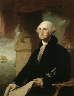 Document Prints: George Washington, by Gilbert Stuart, c. 1794