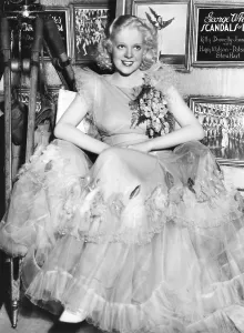 Corsage Prints: GEORGE WHITE'S SCANDALS, Alice Faye on set