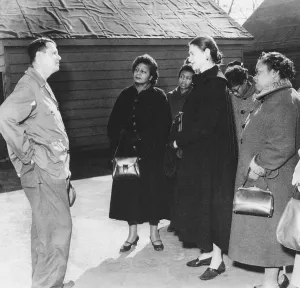 Governors Prints: Georgia Gov. Herman Talmadge met with New York women at his farm on Dec