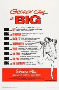 Redgrave Prints: GEORGY GIRL, US poster, Lynn Redgrave, 1966