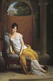 19th C Prints: GERARD, Franois (1770-1837). Madame Recamier