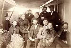 Emigration Prints: German immigrants to American crossing the Atlantic aboard the steamship Fulda