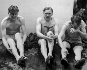Swastika Prints: German U-boat seaman POW's after U