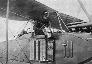 Information Prints: German WW1 observer photographs from an airplane. 1914-18. (BSLOC_2012_4_131)