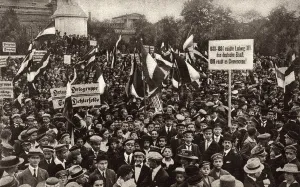 Protest Prints: Germans in Berlin protest against the terms of the Treaty of Versailles