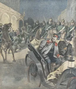Empress Prints: Germany. Attack against the emperor William II