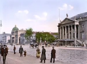 Opera House Prints: Germany, Opera, Berlin, photochrom, circa early 1900s