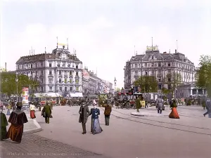 Images Dated 14th February 2008: Germany, Potsdam Square, Berlin, photochrom, circa 1900