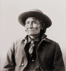 1890 Prints: Geronimo (1829-1909), Chiricahua Apache warrior in 1898