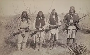 20 50 Years Old Prints: Geronimo, standing on the right