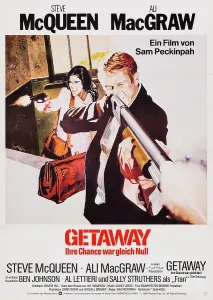 German Poster Prints: THE GETAWAY, (aka IHRE CHANCE WAR GLEICH NULL)