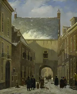 Dogs Prints: The Gevangenpoort, The Hague, by Johannes Adrianus van der Drift