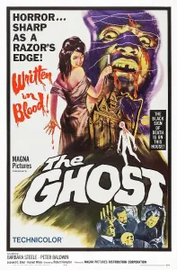 Bleeding Prints: THE GHOST, (aka LO SPETTRO, THE SPECTRE, THE GHOST OF DR HITCHCOCK), US poster art, 1963