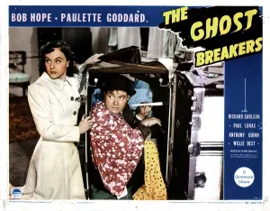 Paulette Prints: THE GHOST BREAKERS, from left, Paulette Goddard, Bob Hope, 1940