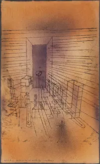 Swiss Prints: GHOST CHAMBER WITH THE TALL DOOR (NEW VERSION)