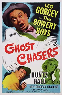 Ghost Prints: GHOST CHASERS, US poster art, top left: Leo Gorcey; bottom left: Huntz Hall, 1951