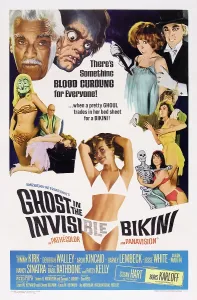 Hands Behind Head Prints: GHOST IN THE INVISIBLE BIKINI, top left: Boris Karloff, center: Nancy Sinatra, 1966
