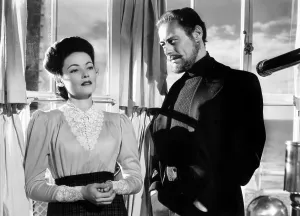 Daydreaming Prints: THE GHOST AND MRS. MUIR, Gene Tierney (wearing a costume designed by Oleg Cassini)