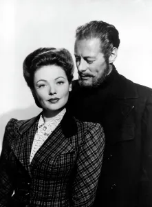 Plaid Jacket Prints: THE GHOST AND MRS. MUIR, Gene Tierney (wearing a costume designed by Oleg Cassini)